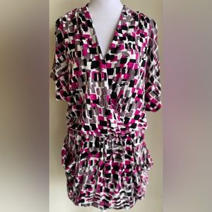 JOSEPH RIBKOFF PINK/black SZ 8